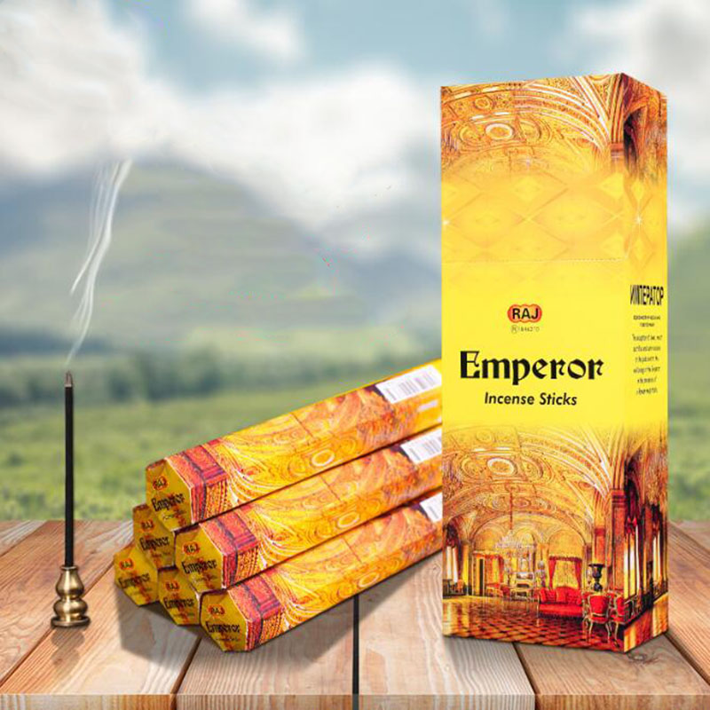 Candle Supplies India - Bastoncini di incenso dell'imperatore a scatola