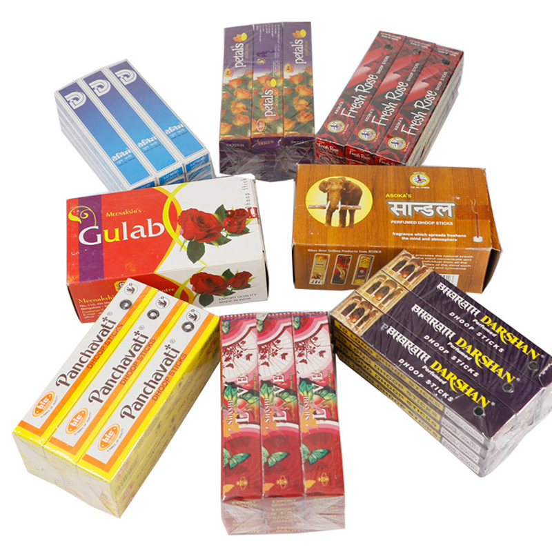 Candle Supplies India - 12 piccole scatole Darshan India incenso
